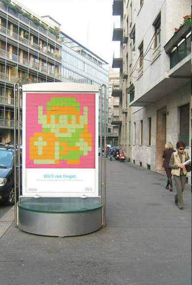 Изображение Nintendo Wii сделали рекламу в стиле Post-It